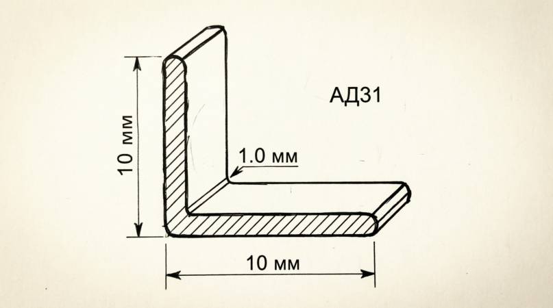 ugol aluminiviy